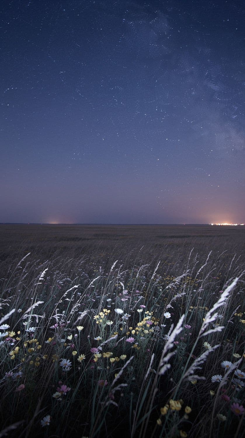 Starry Night on the Open Plains
