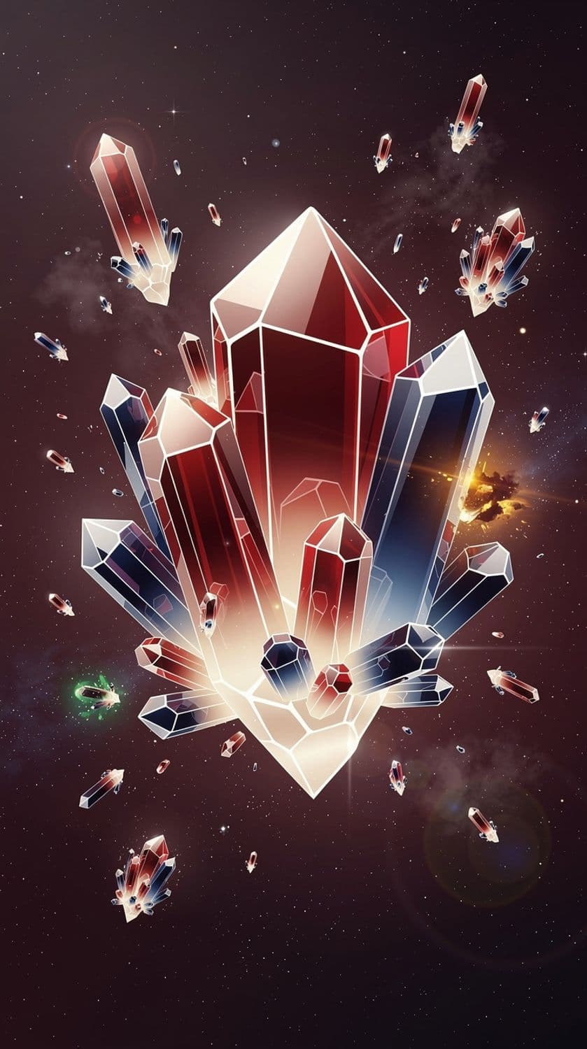 Crimson Sapphire Cosmos