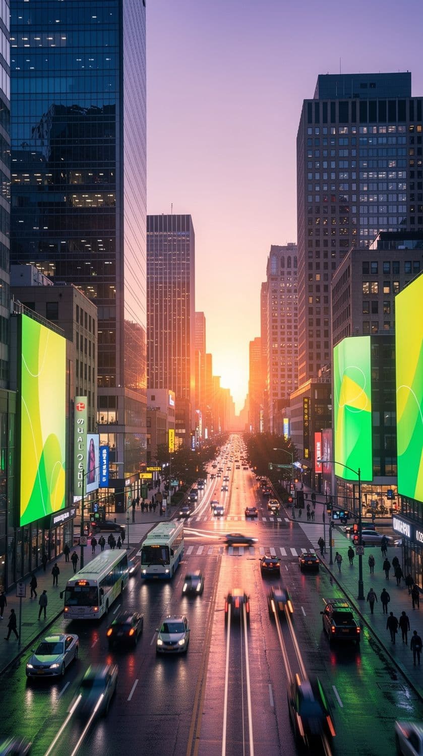 Morning Awakening in the City