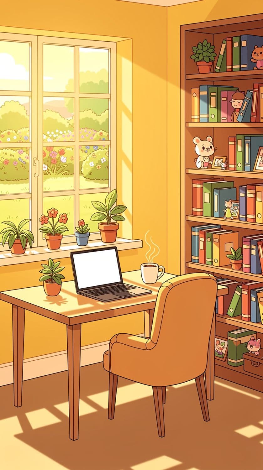 Sunny Morning Workspace