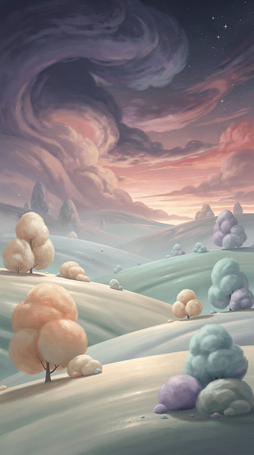 Silken Hills at Dusk