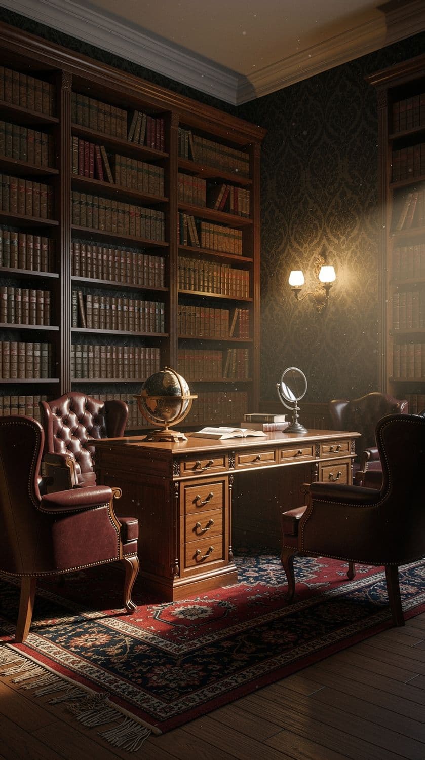 Vintage Library Elegance
