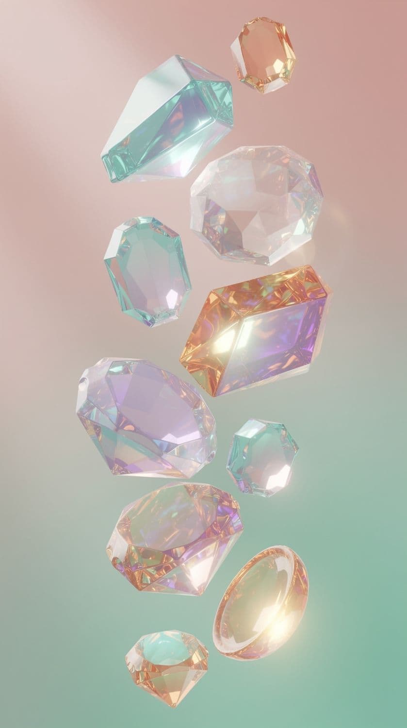 Floating Gemstone Geometry
