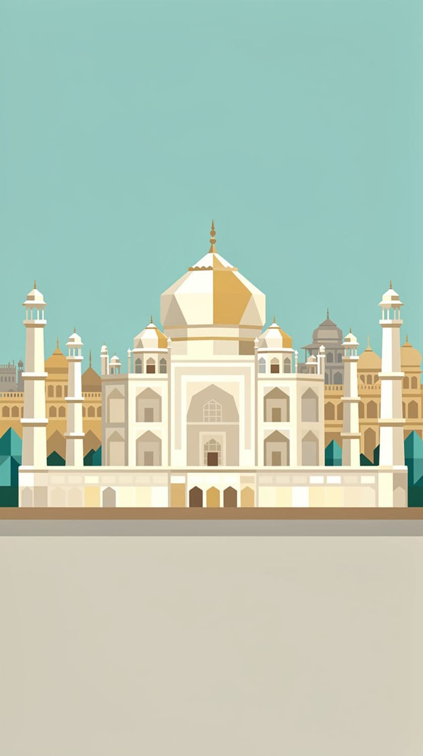 Geometric Taj Mahal