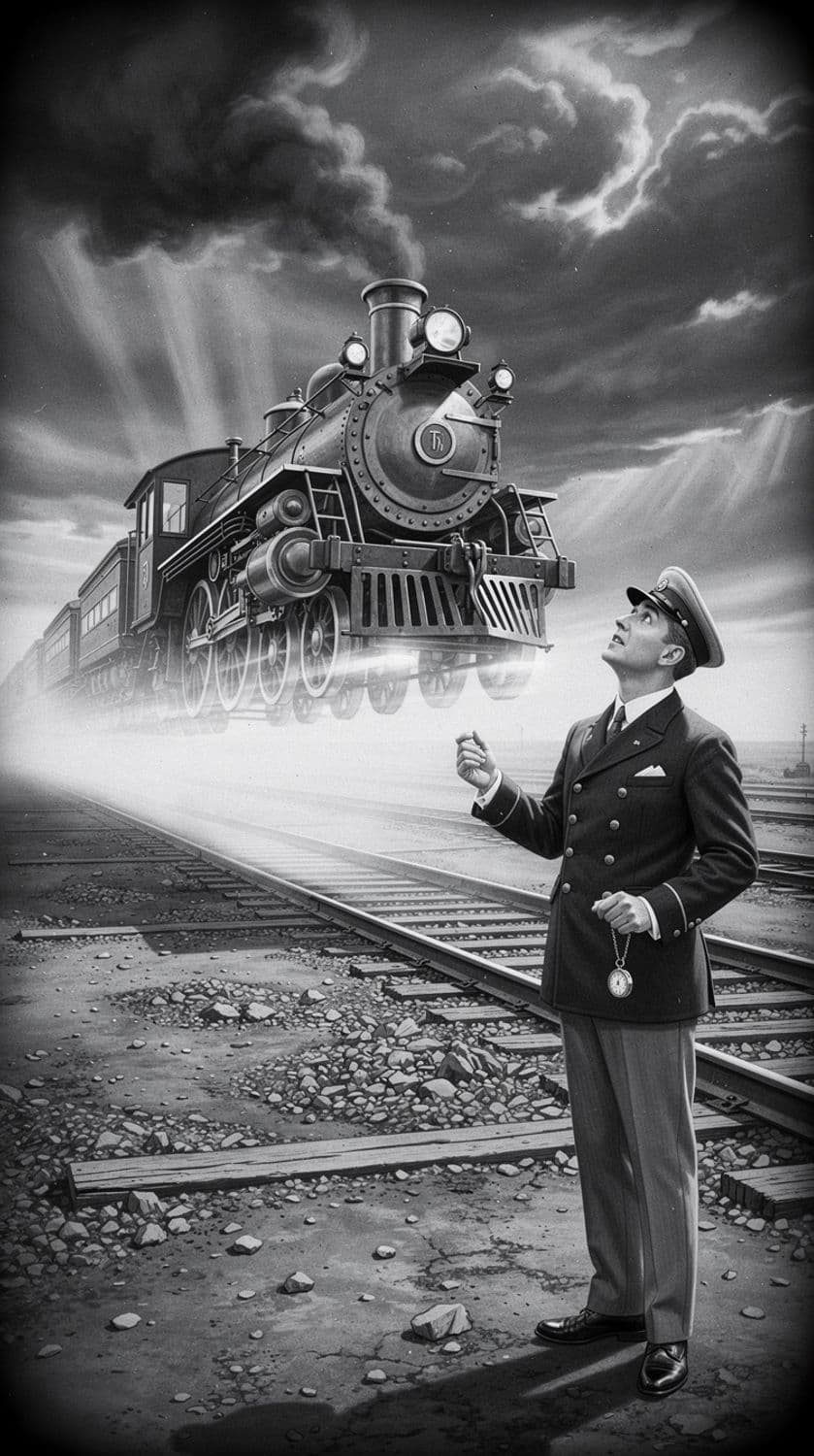 Floating Train Illusion