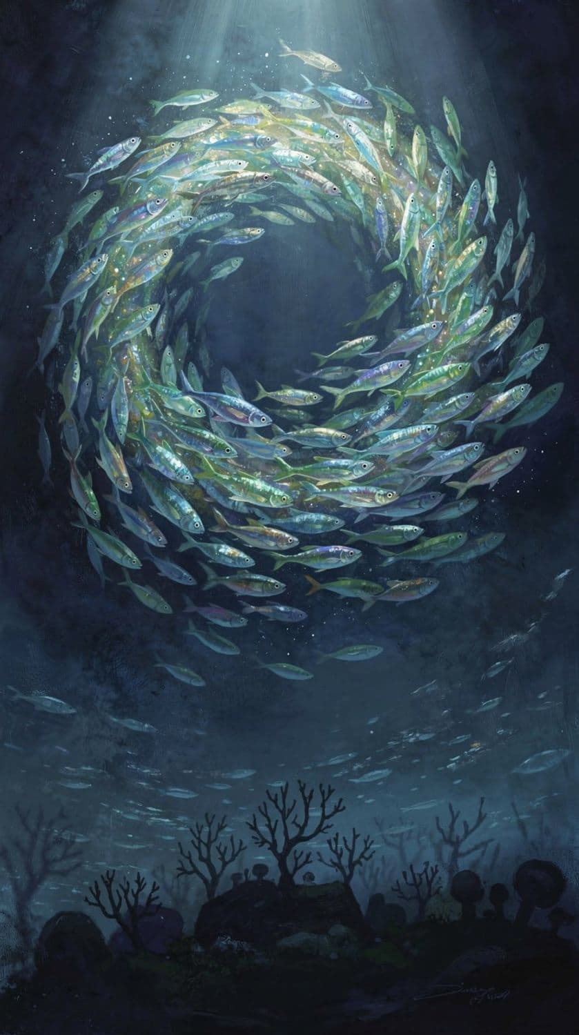 Luminous Spiral in the Deep