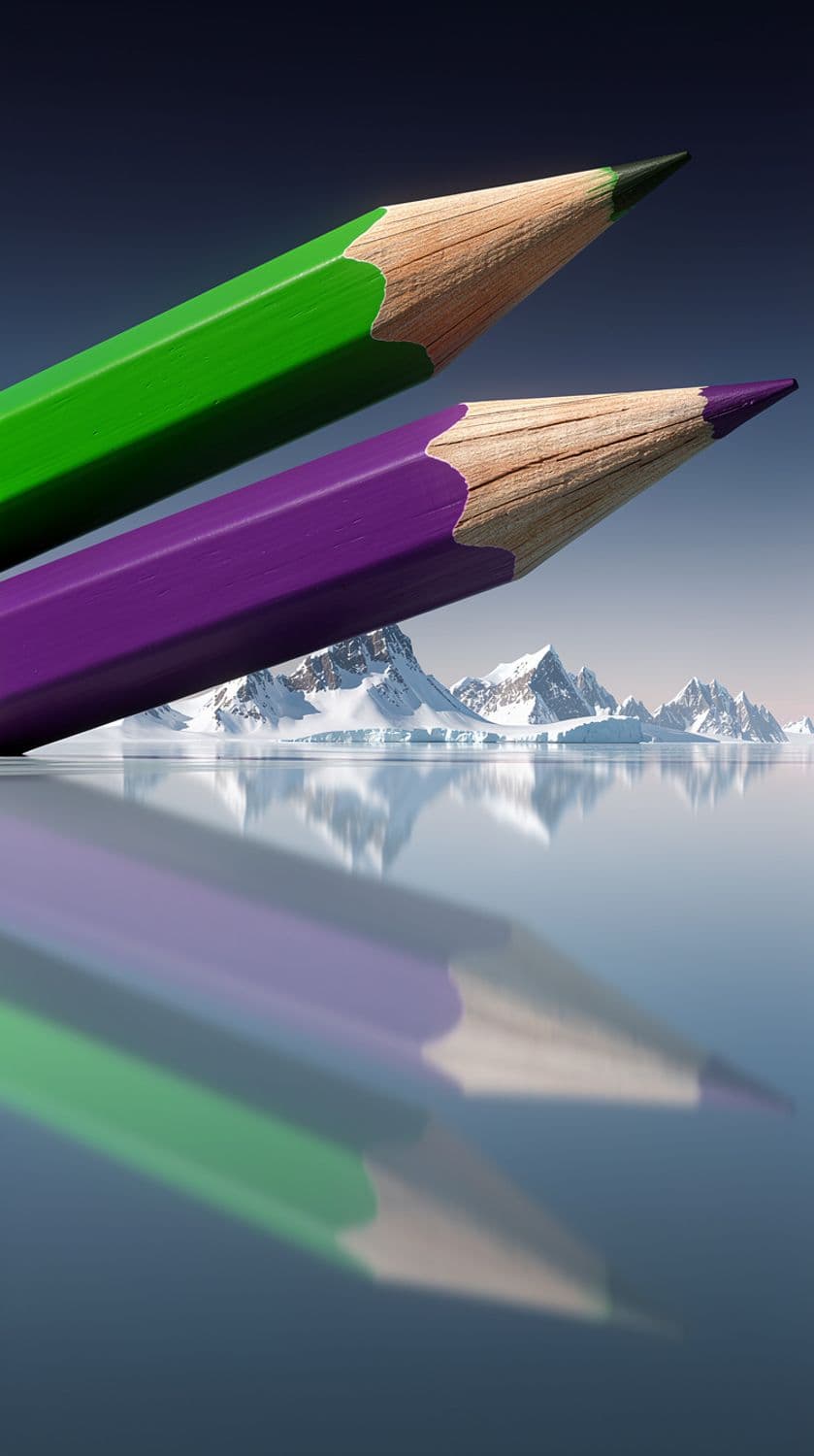 Levitating Pencils Over a Glassy Sea