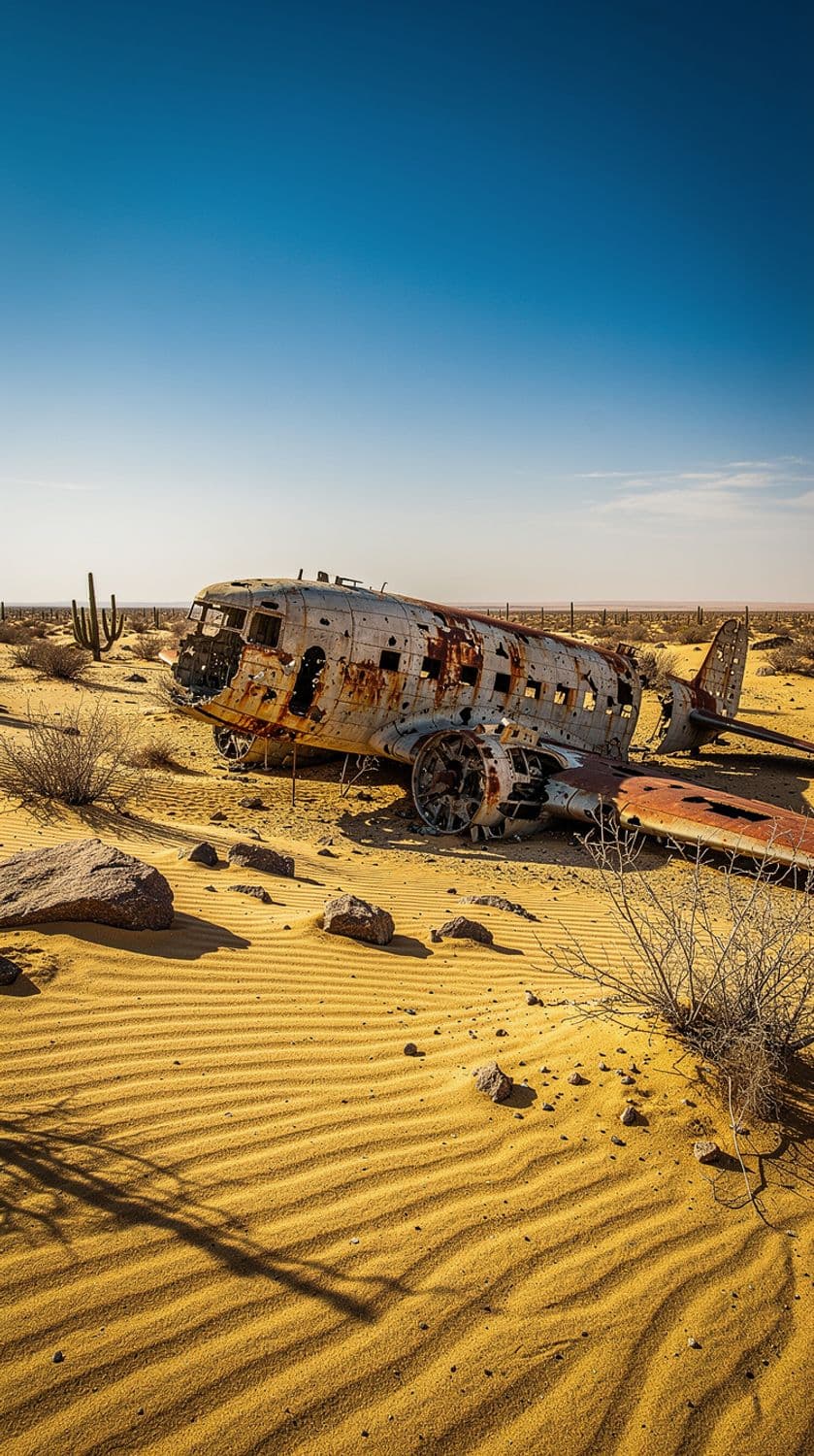 Deserted Airplane Wreck