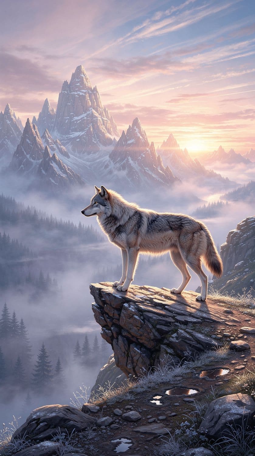 Mystical Mountains at Dawn