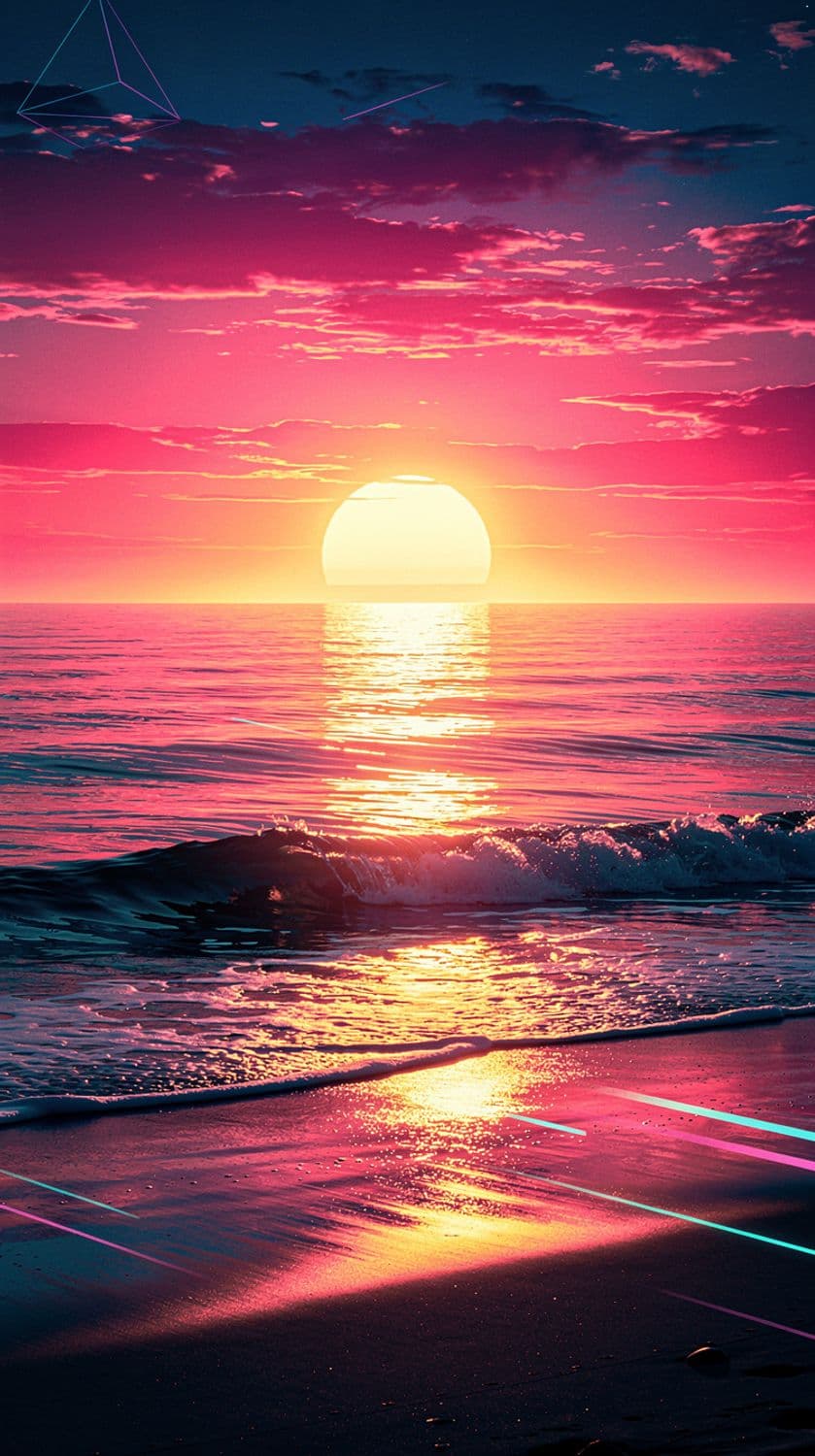 Coastal Sunset Glow