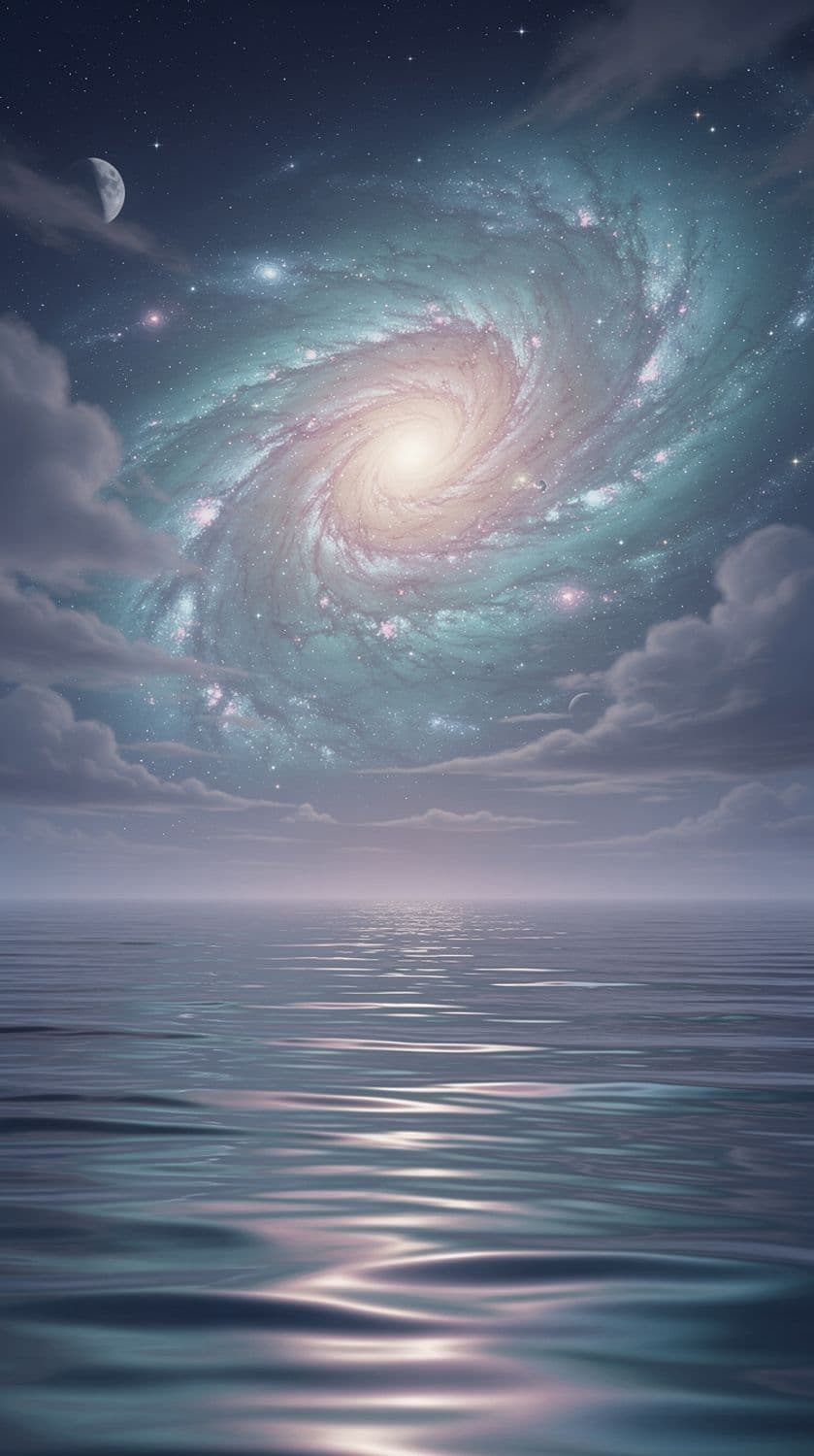 Ocean Under the Cosmic Spiral