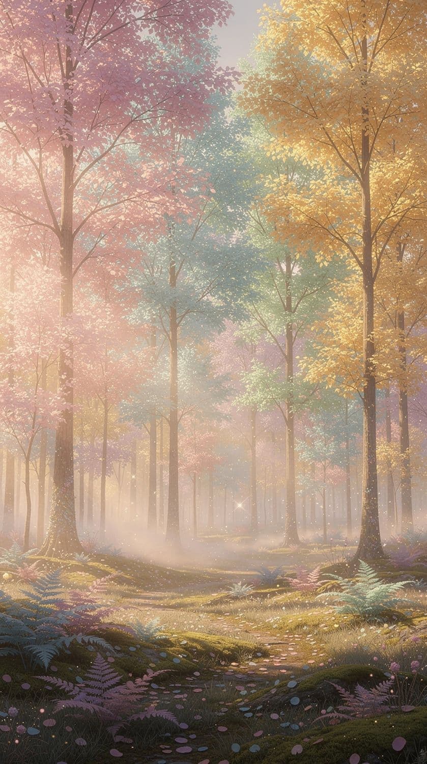 Pastel Enchanted Forest