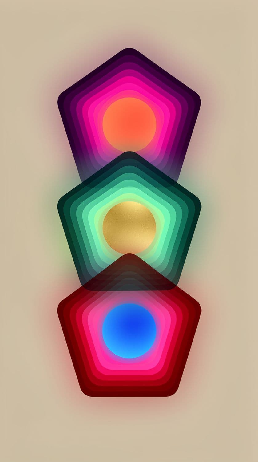 Pentagonal Gradient Elegance