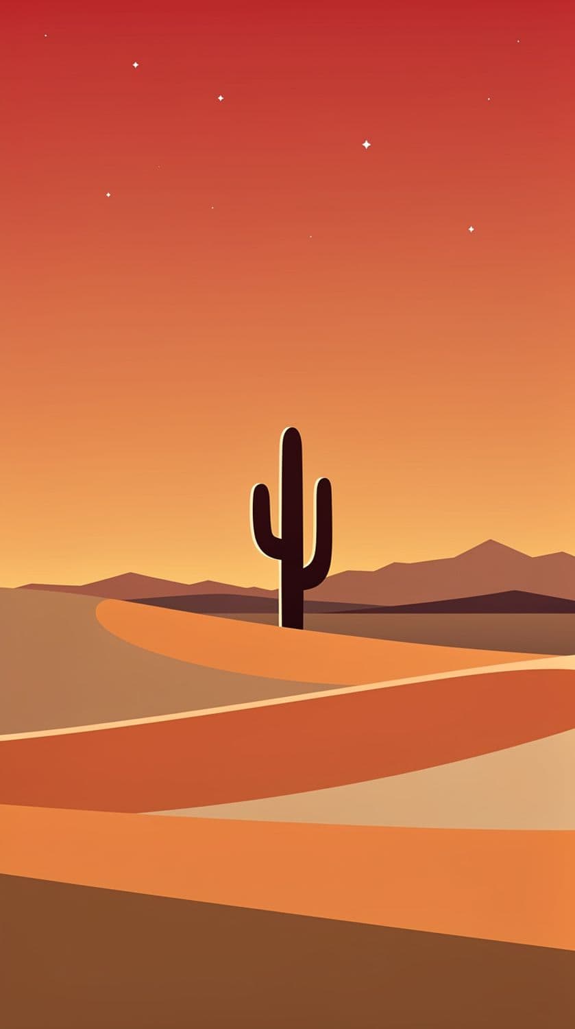 Desert Sunset Serenity
