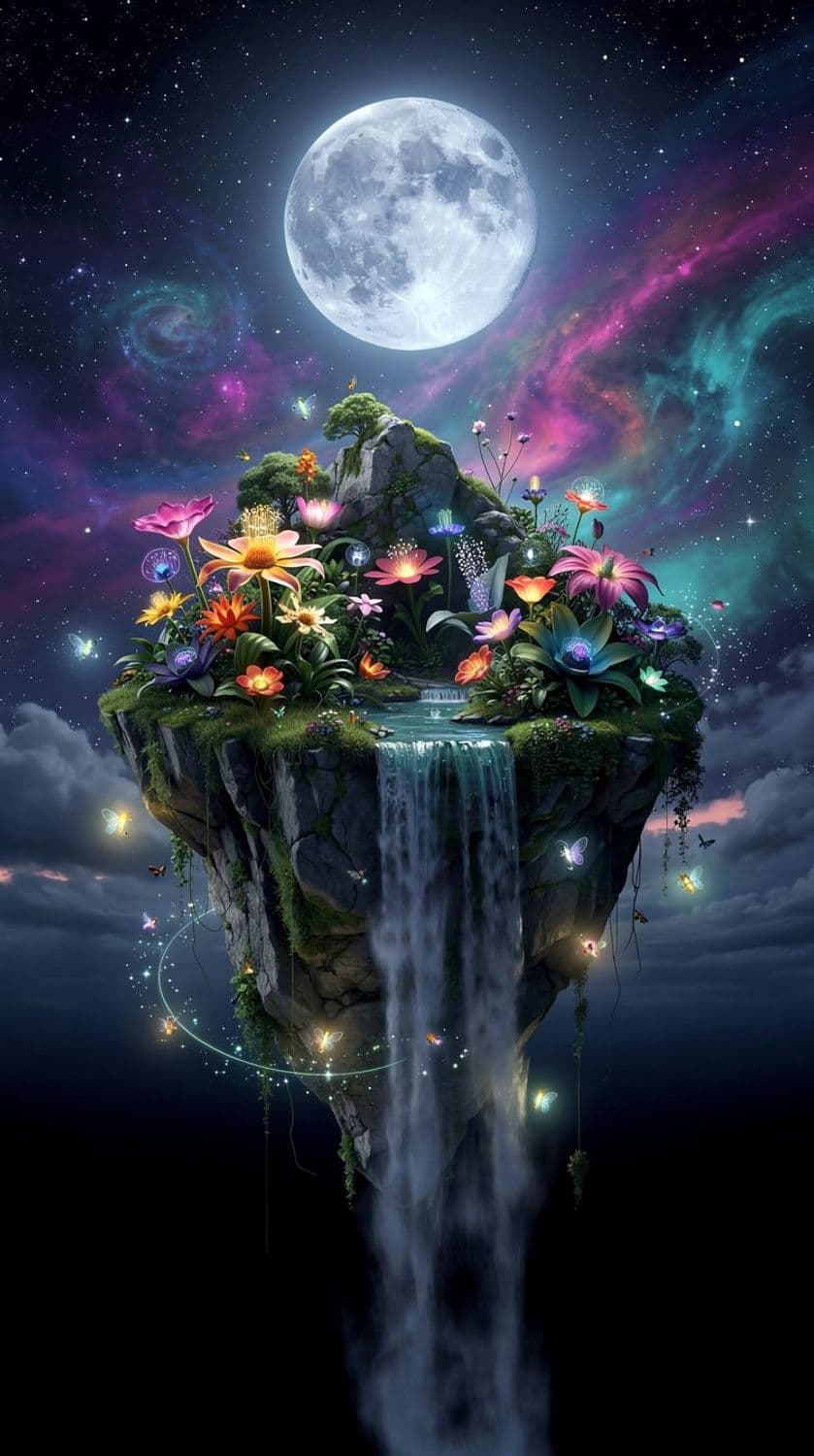 Floating Island of Stars